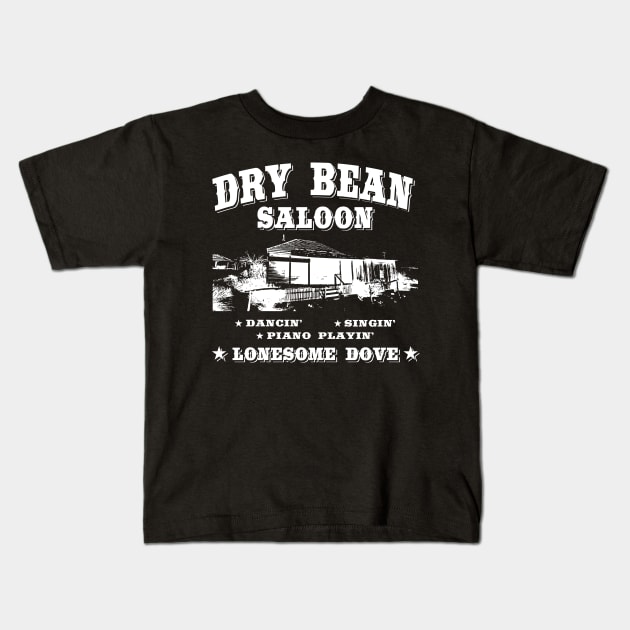 Dry Bean Saloon Kids T-Shirt by AwesomeTshirts